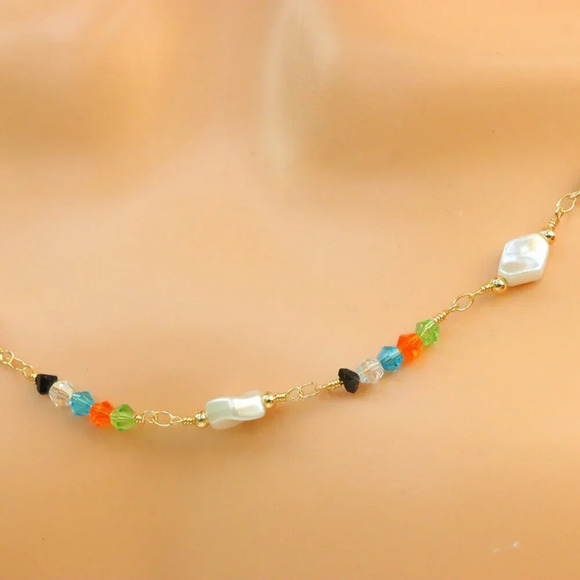 "New Beautiful Design Necklace Chain for Women/Girls, Gift, N606 - Picture 3 of 10